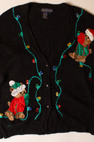 Vintage Herman Geist Ugly Christmas Cardigan (1990s)