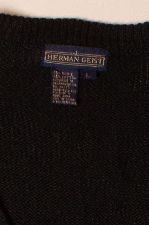 Vintage Herman Geist Ugly Christmas Cardigan (1990s)