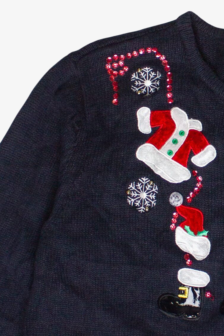 Vintage Traditions Santa's Outfit Ugly Christmas Sweater (1990s)