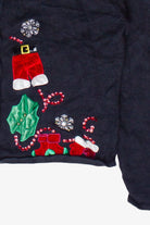 Vintage Traditions Santa's Outfit Ugly Christmas Sweater (1990s)