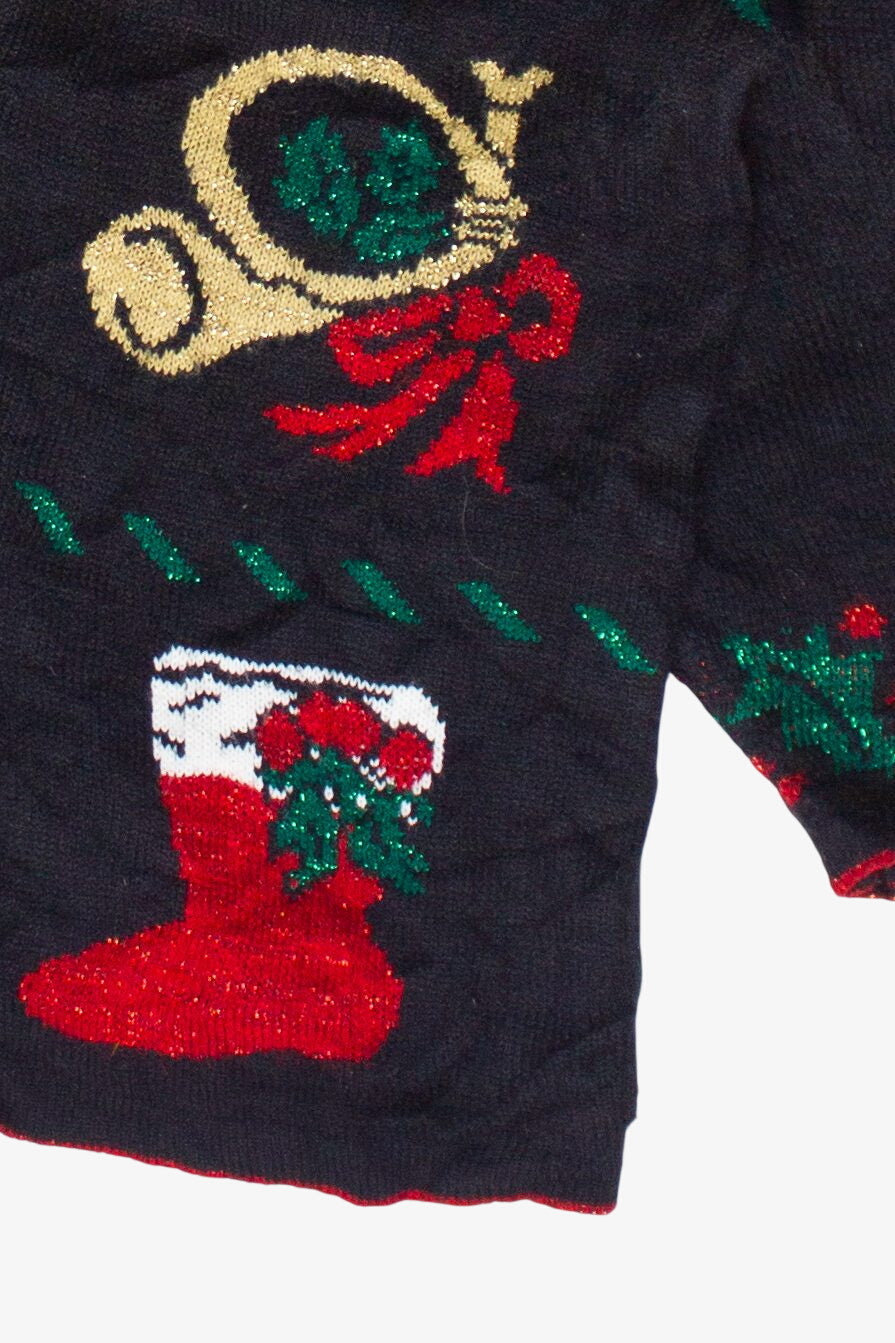 Vintage Christmas Decorations Style Studio Ugly Christmas Sweater (1990s)