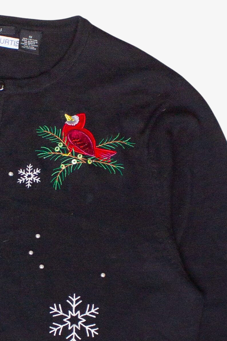 Vintage KB Collections Winter Cardinals Ugly Christmas Sweater (2000s)