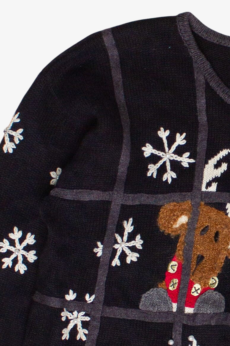 Vintage Mandal Bay Christmas Windows Ugly Christmas Sweater (1990s)