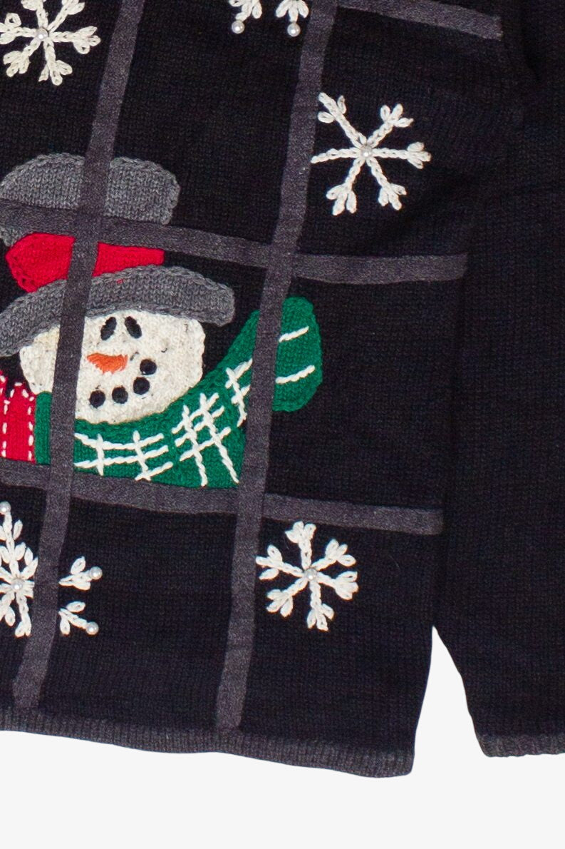 Vintage Mandal Bay Christmas Windows Ugly Christmas Sweater (1990s)