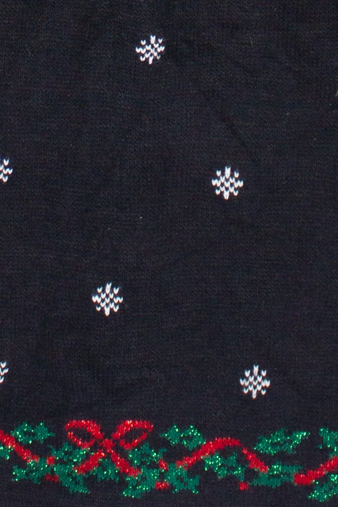 Vintage Christmas Decorations Nutcracker Ugly Christmas Sweater (1990s)