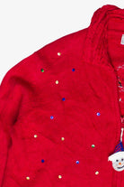 Vintage Carolina Colours Snowman Friends Ugly Christmas Sweater (2000s)