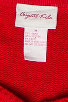 Vintage Crystal Kobe Cozy Bears Ugly Christmas Sweater (2000s)