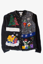 Vintage Snow Ugly Christmas Cardigan (2000s)