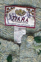 Vintage Embroidered Knit Ornaments & Toys Tiara International Ugly Christmas Sweater (2001)