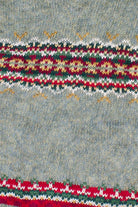 Vintage Embroidered Knit Ornaments & Toys Tiara International Ugly Christmas Sweater (2001)