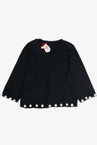Vintage Michael Simon 3D Santa Applique Ugly Christmas Cardigan (2000s)
