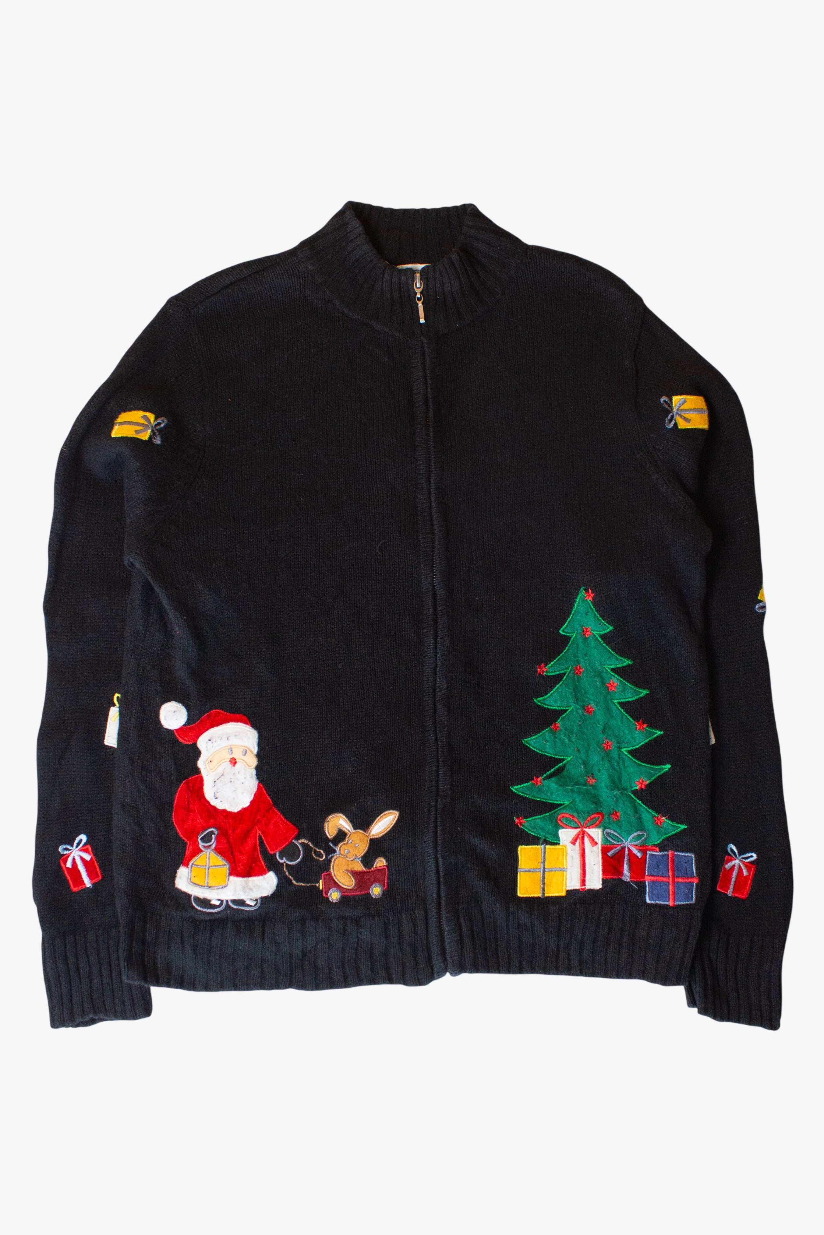 Vintage Santa's Presents Christmas Cardigan (1990s)