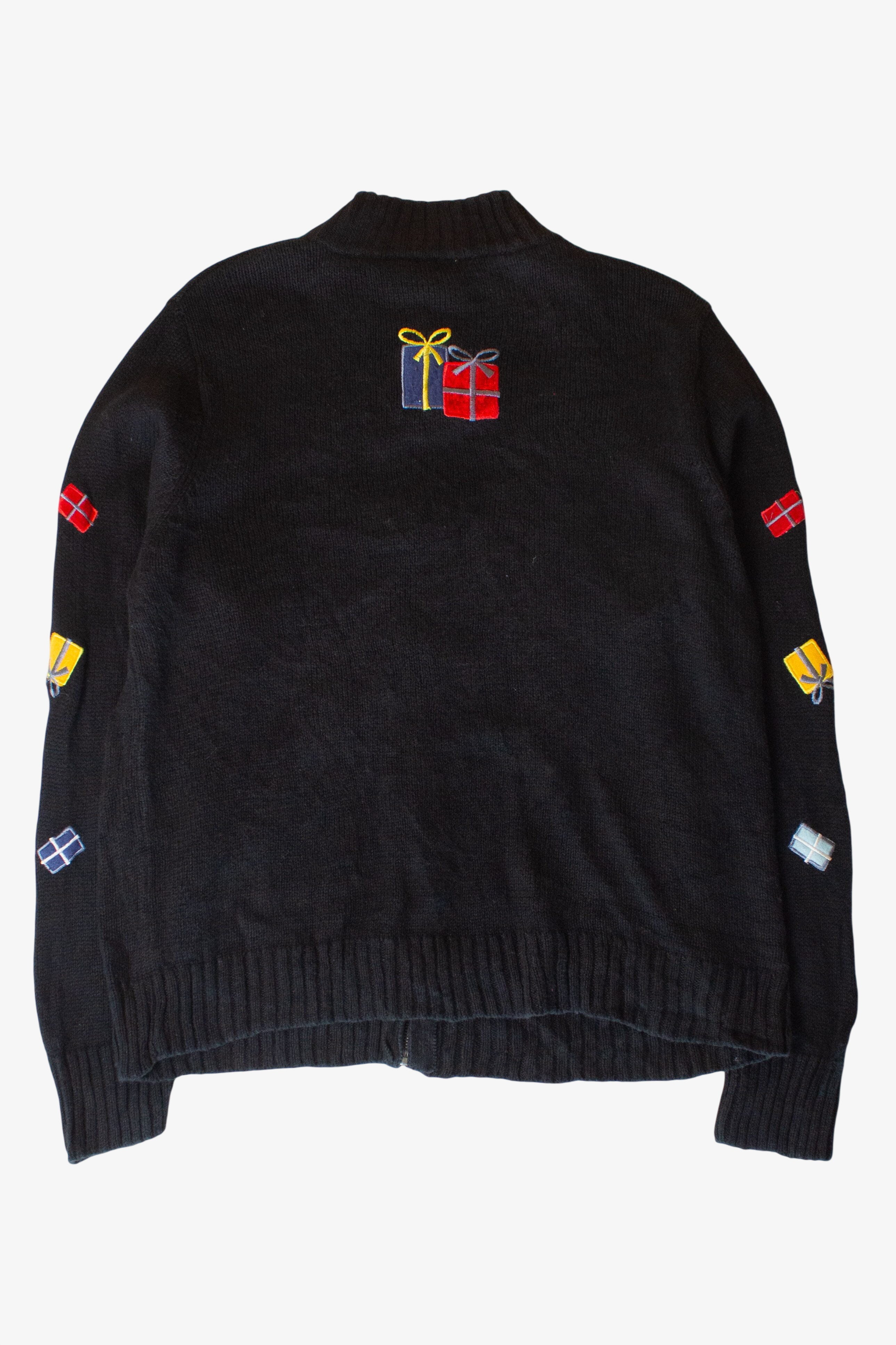 Vintage Santa's Presents Christmas Cardigan (1990s)