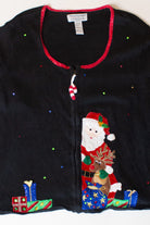 Vintage Santa Ugly Christmas Cardigan (1990s)