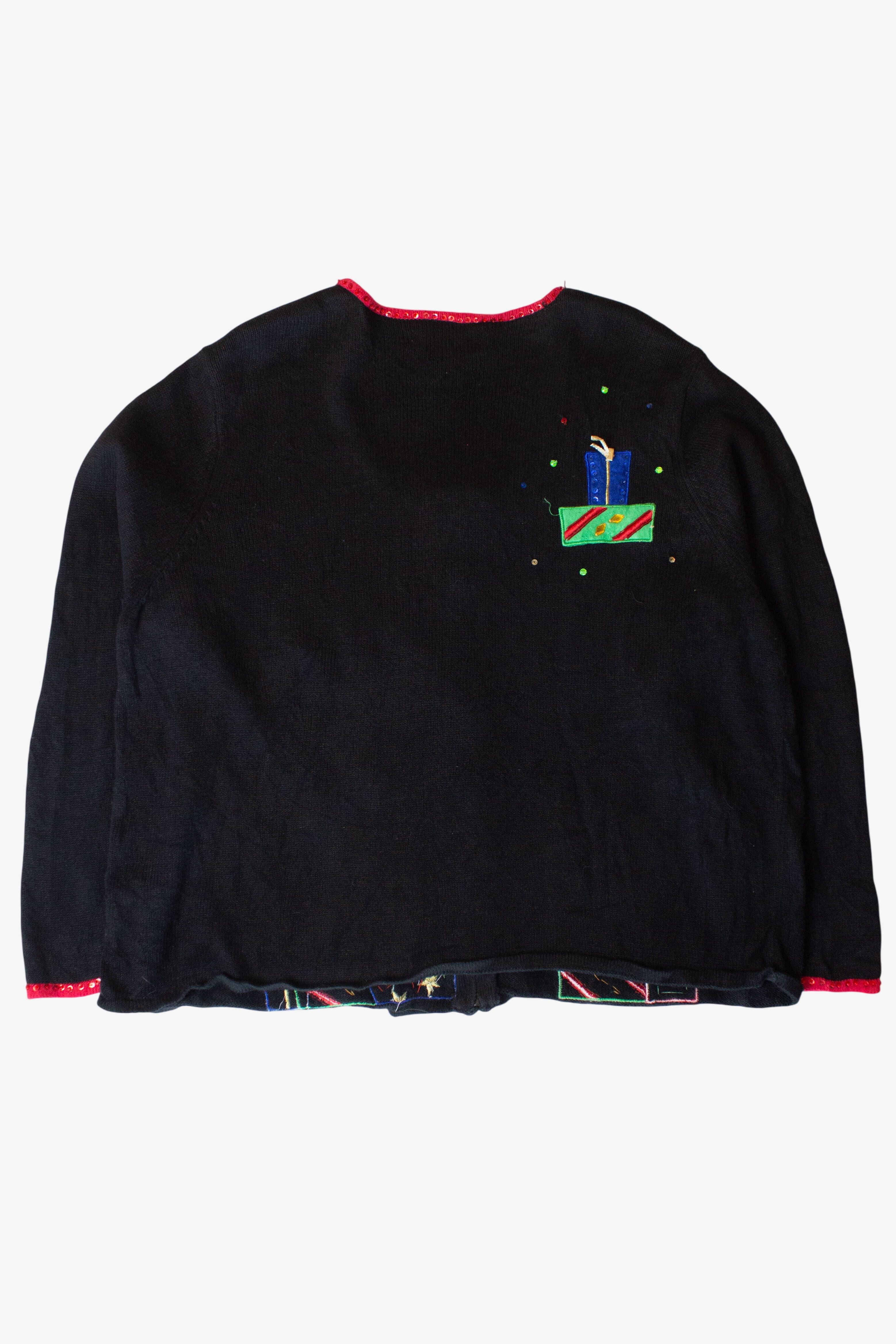 Vintage Santa Ugly Christmas Cardigan (1990s)