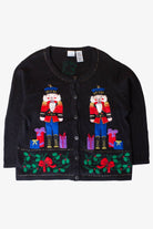 Vintage Nutcrackers Christmas Cardigan (1990s)