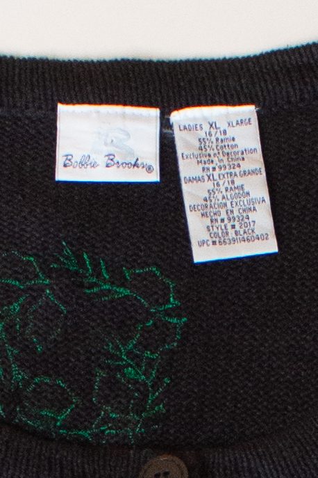 Vintage Nutcrackers Christmas Cardigan (1990s)