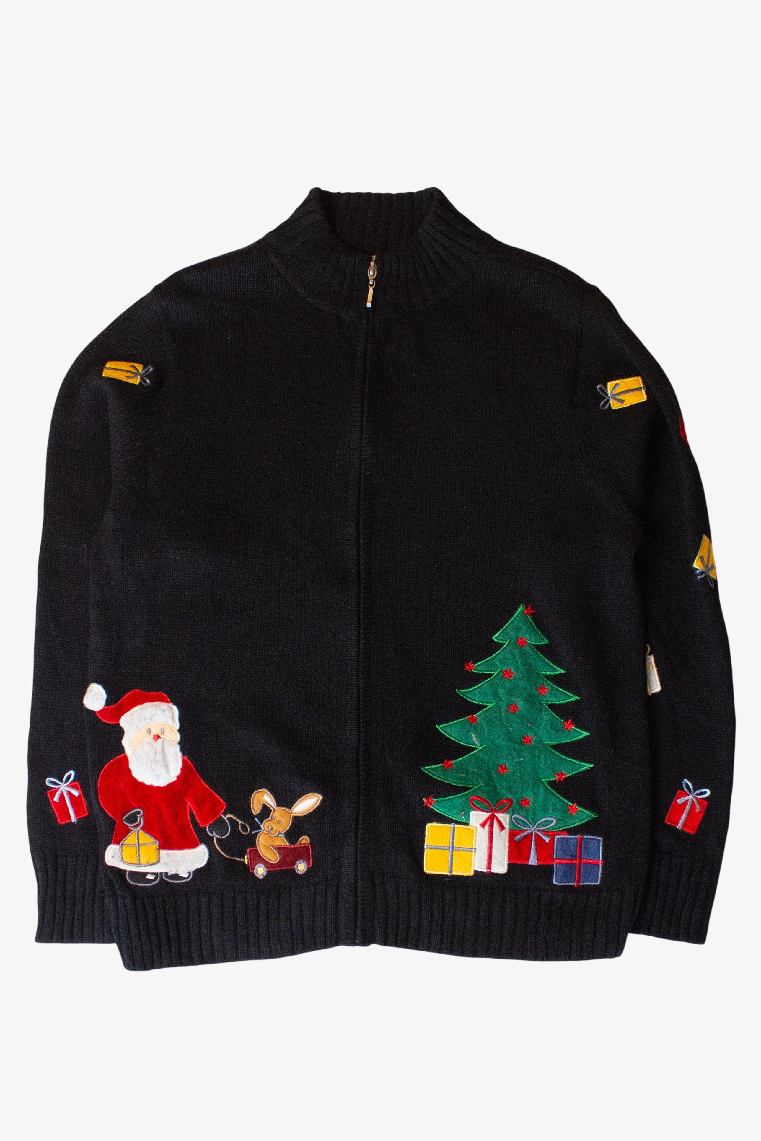 Vintage Santa Gifts Christmas Cardigan (1990s)