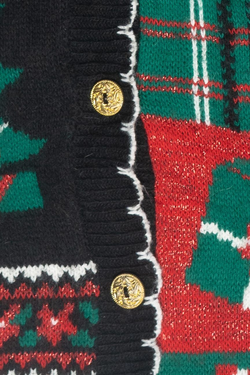 Presents Ugly Christmas Cardigan (1980s)