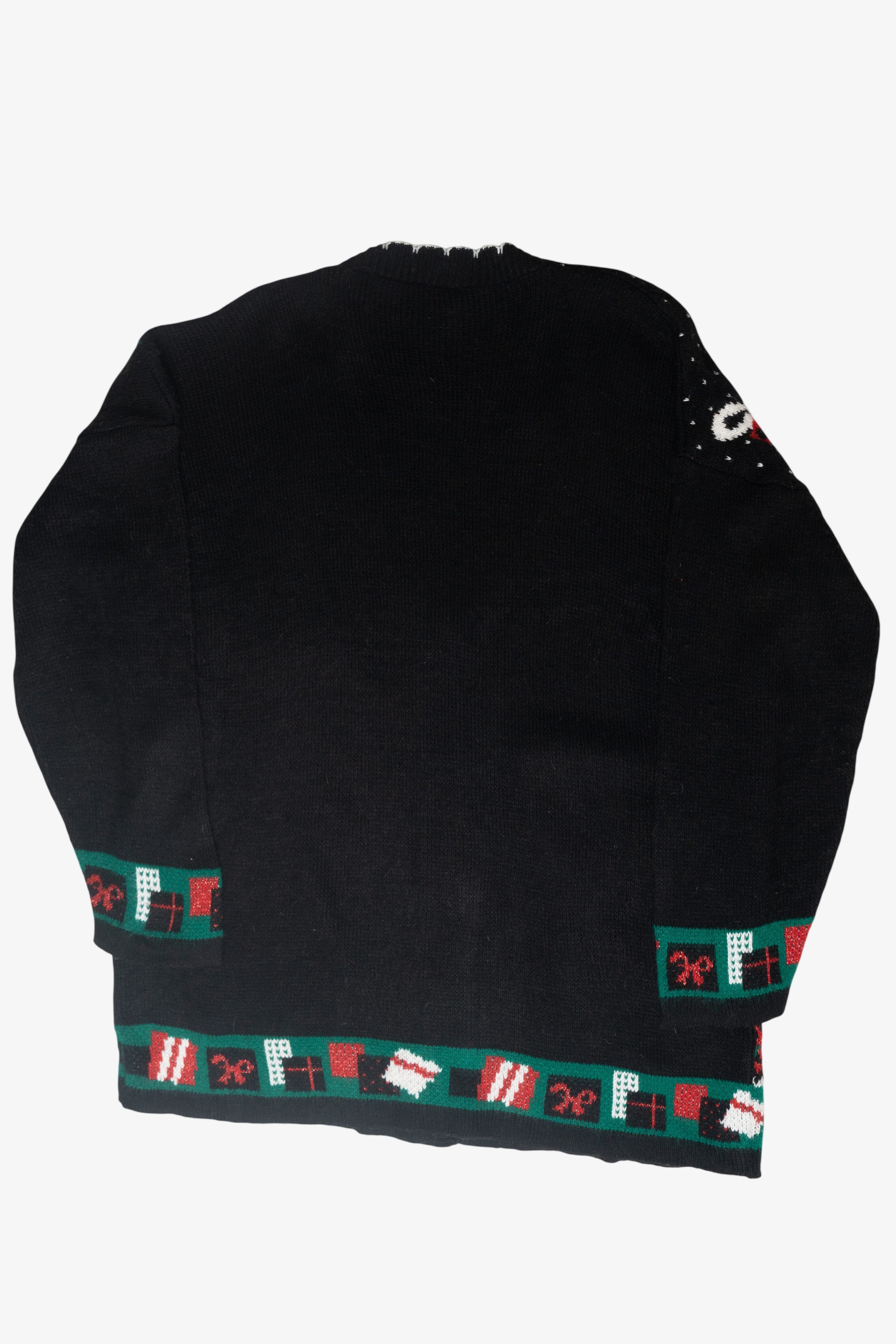 Presents Ugly Christmas Cardigan (1980s)