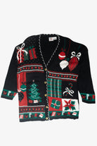 Presents Ugly Christmas Cardigan (1980s)