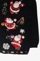 Jolly Santas Ugly Christmas Cardigan (2000s)