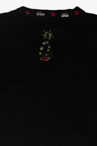 Jolly Santas Ugly Christmas Cardigan (2000s)
