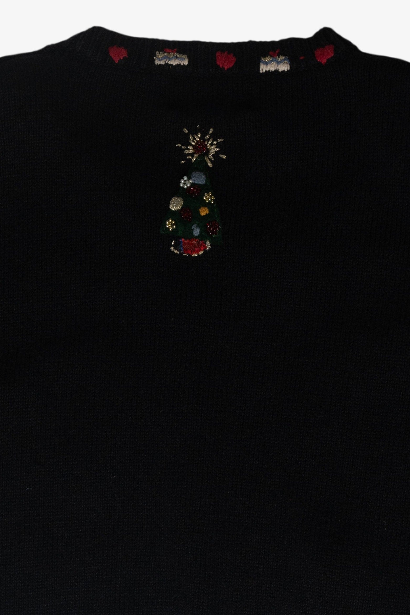 Jolly Santas Ugly Christmas Cardigan (2000s)