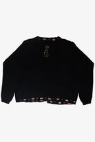 Jolly Santas Ugly Christmas Cardigan (2000s)