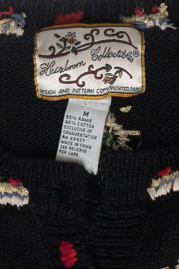Jolly Santas Ugly Christmas Cardigan (2000s)