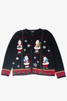 Santas Ugly Christmas Cardigan (1990s)