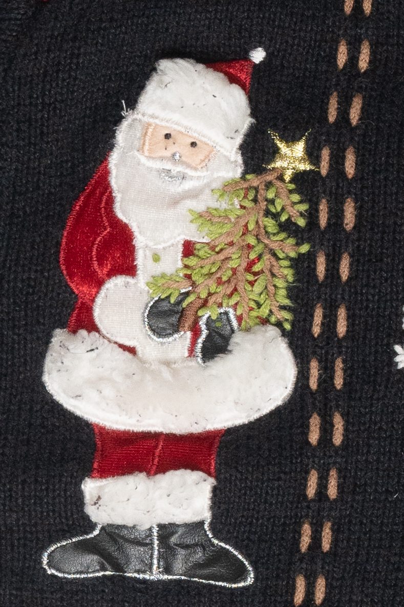 Santas Ugly Christmas Cardigan (1990s)
