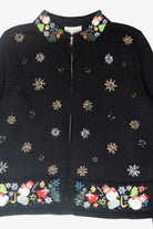 Snowmen Ugly Christmas Cardigan (1990s)