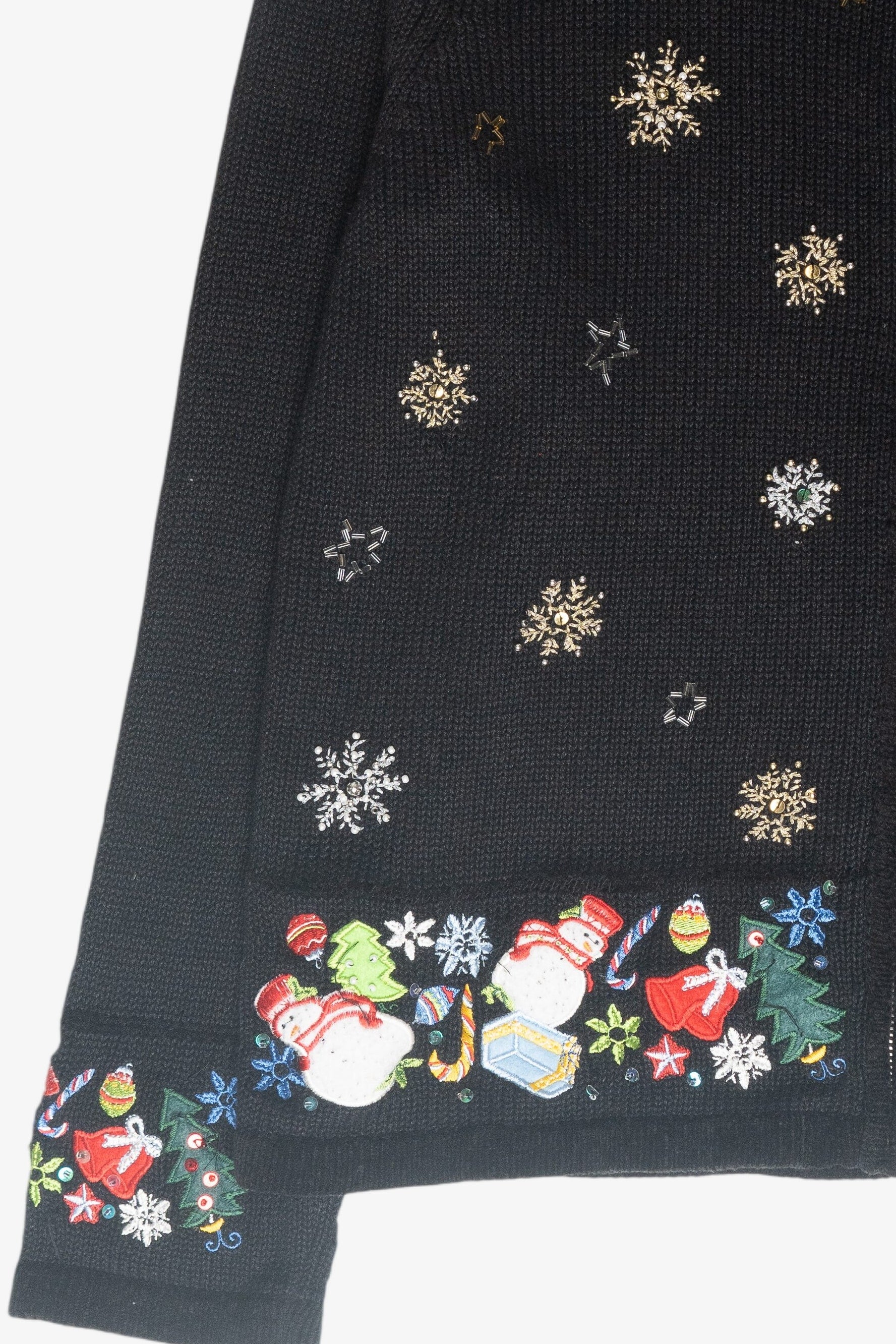 Snowmen Ugly Christmas Cardigan (1990s)