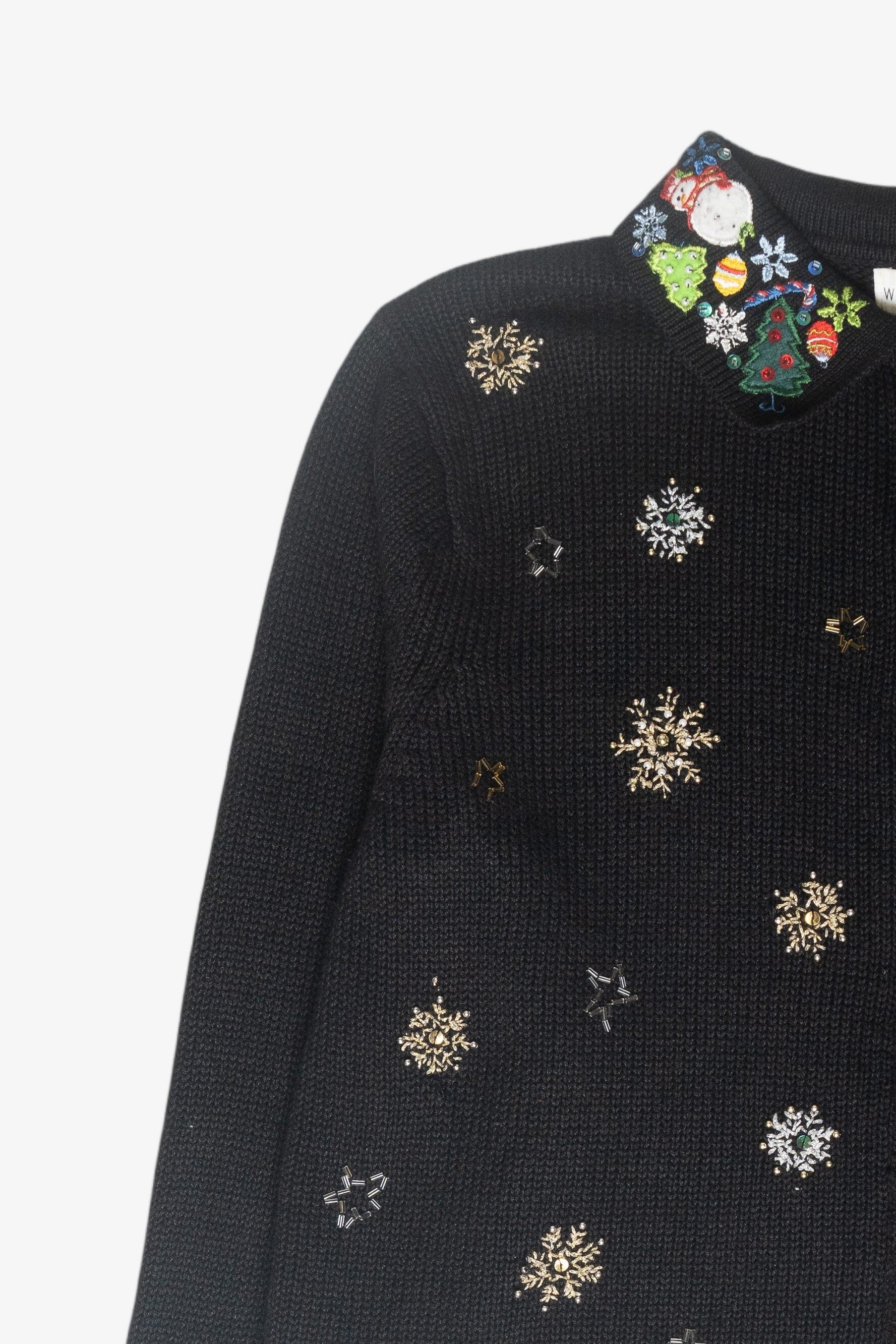 Snowmen Ugly Christmas Cardigan (1990s)