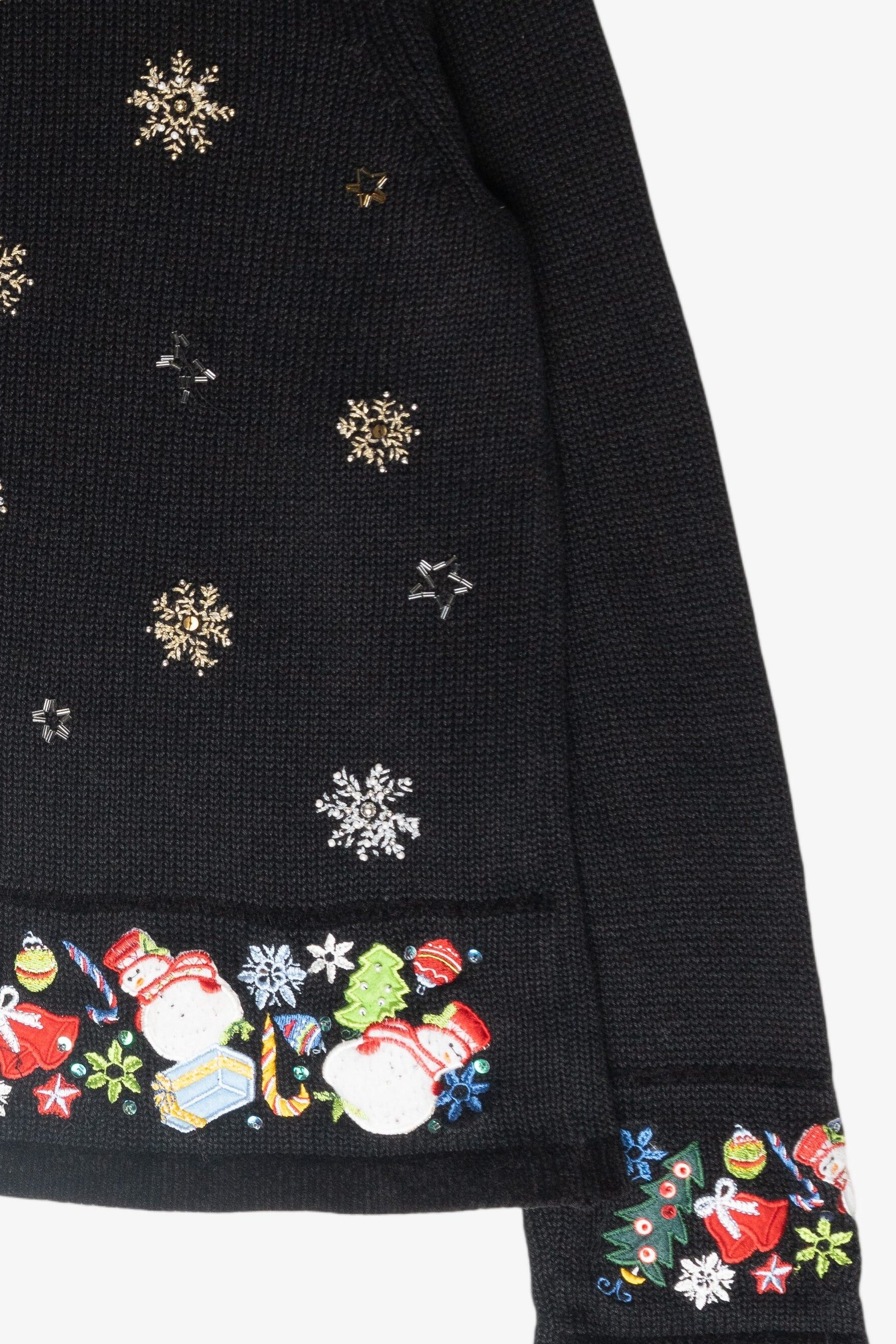 Snowmen Ugly Christmas Cardigan (1990s)