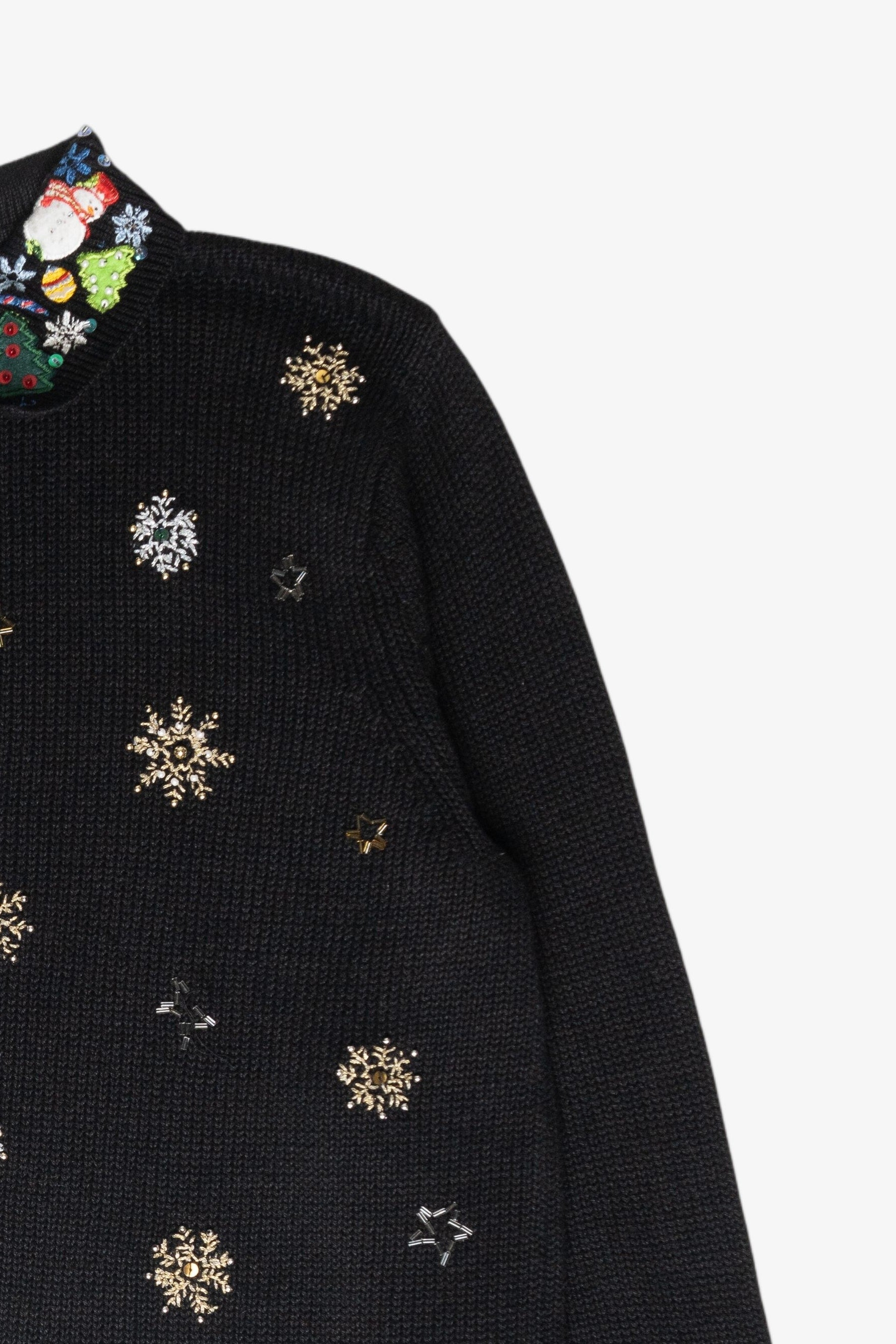 Snowmen Ugly Christmas Cardigan (1990s)