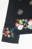 Snowmen Ugly Christmas Cardigan (1990s)