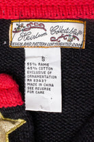Santa Snowman Peek-a-Boo Ugly Christmas Cardigan (2000s) 
