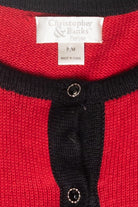 Lady and Dog Vintage Ugly Christmas Cardigan (2000s)