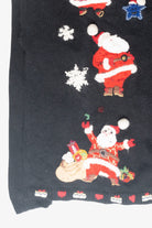 Santas Vintage Ugly Christmas Cardigan (2000s)