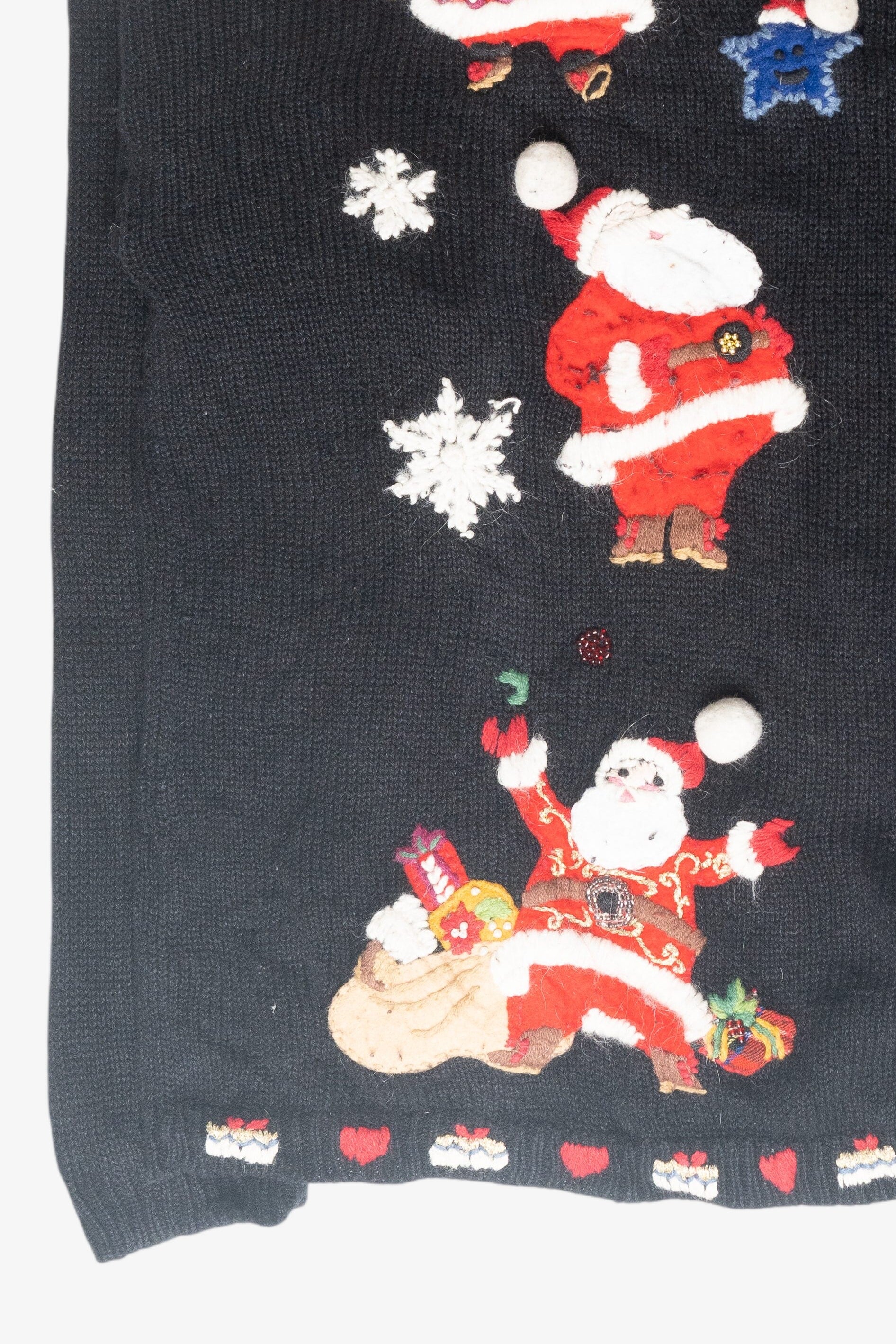 Santas Vintage Ugly Christmas Cardigan (2000s)