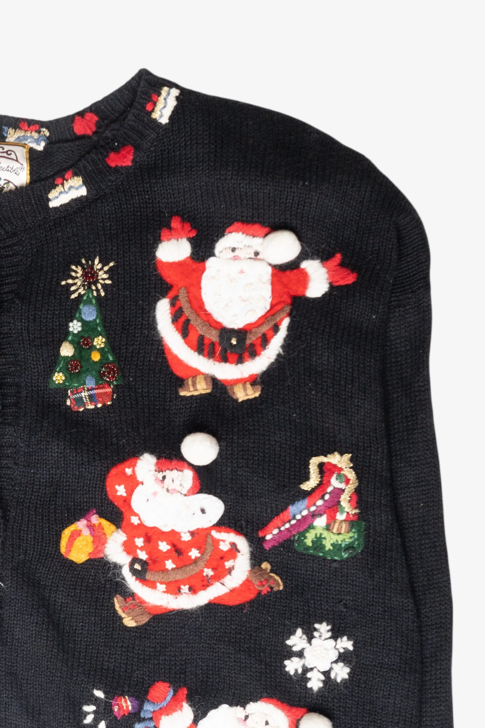 Santas Vintage Ugly Christmas Cardigan (2000s)