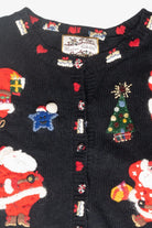 Santas Vintage Ugly Christmas Cardigan (2000s)