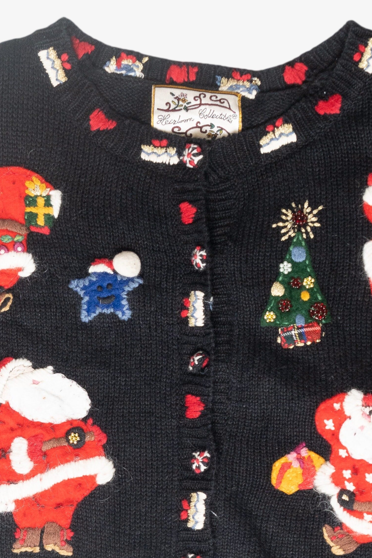 Santas Vintage Ugly Christmas Cardigan (2000s)
