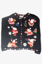 Santas Vintage Ugly Christmas Cardigan (2000s)