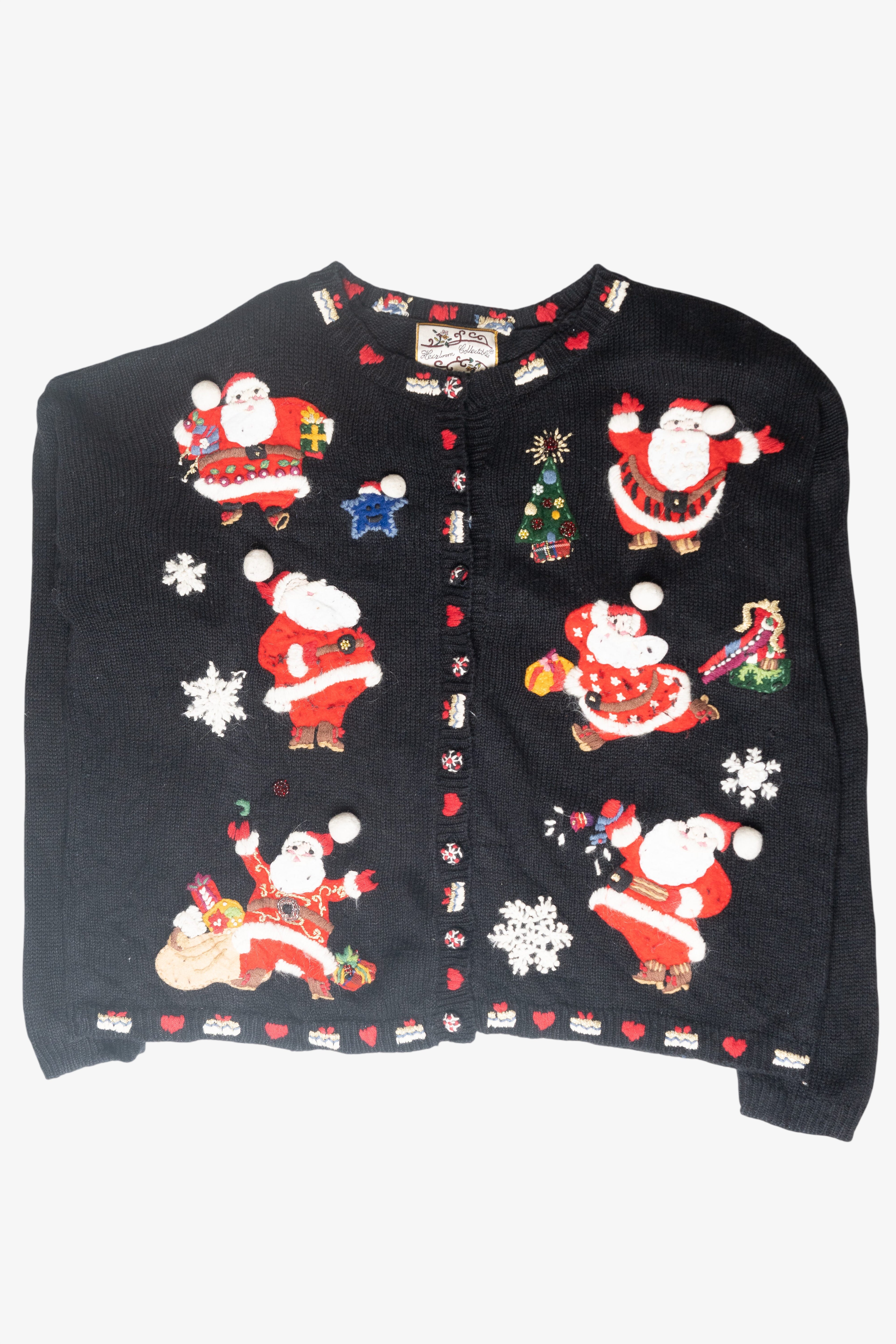 Santas Vintage Ugly Christmas Cardigan (2000s)