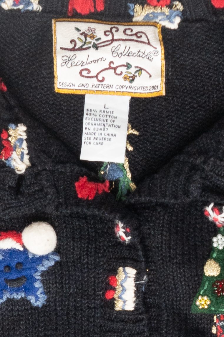 Santas Vintage Ugly Christmas Cardigan (2000s)