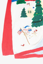 Patriotic USA Vintage Ugly Christmas Pullover (2000s)