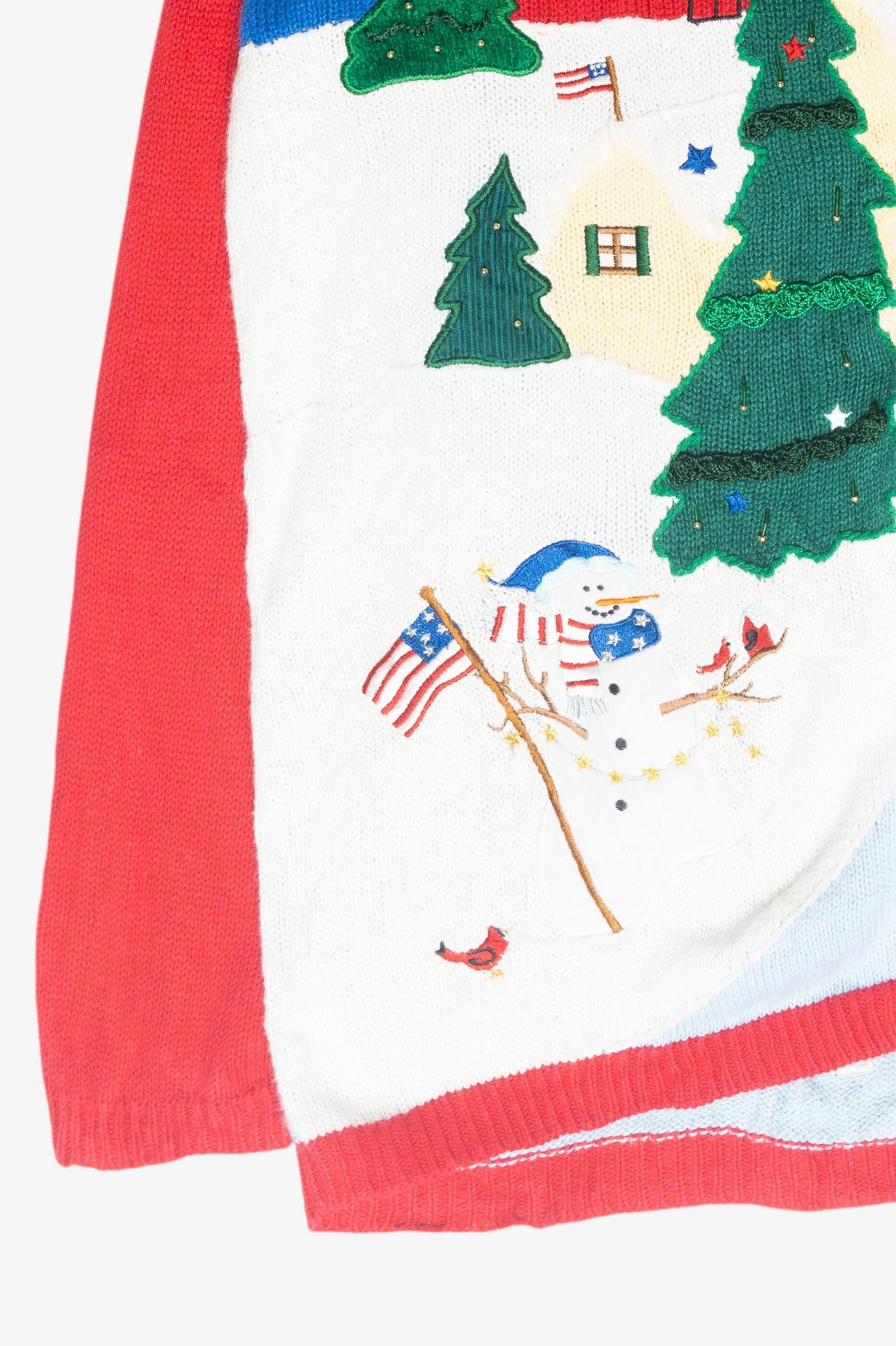 Patriotic USA Vintage Ugly Christmas Pullover (2000s)